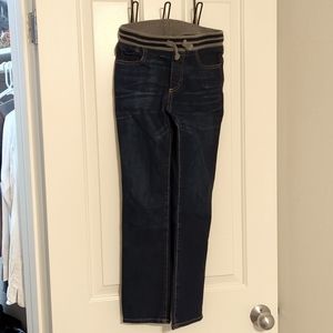 Boys Husky Navy blue jeans